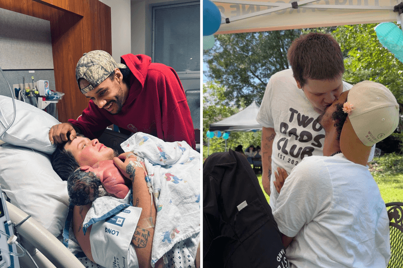 Trans Man Carries, Welcomes Baby