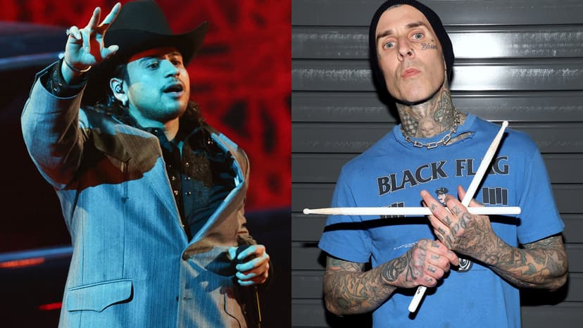 Travis Barker Joins Fuerza Regida Onstage