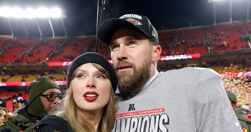 Travis Kelce Reacts to Fake Wedding Photo