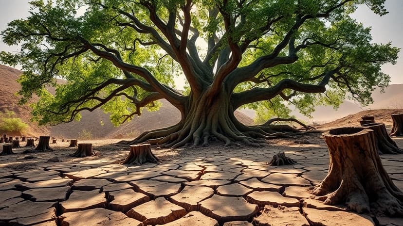 Eco-zone Shattered: Trees Cleared for Film Shoots