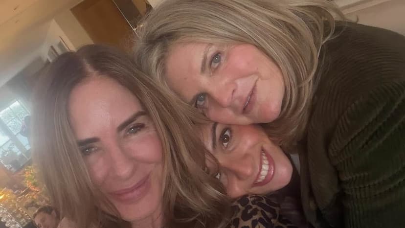 Trinny Woodall Celebrates 62nd Birthday with Friends