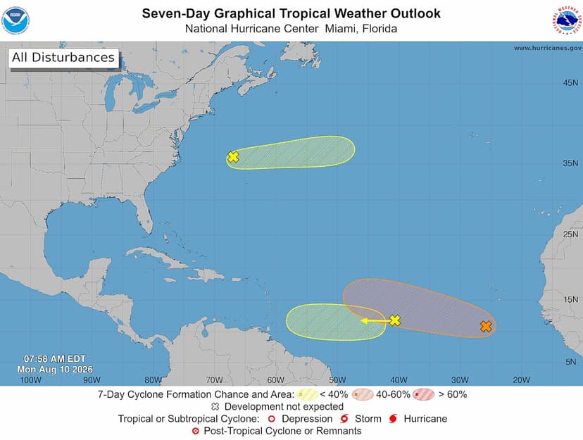 Atlantic Storm Watch: Depression Possible Midweek