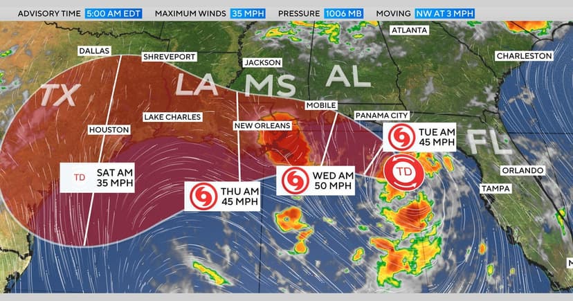 Tropical Storm Bertha Forms, Aims for US Coast