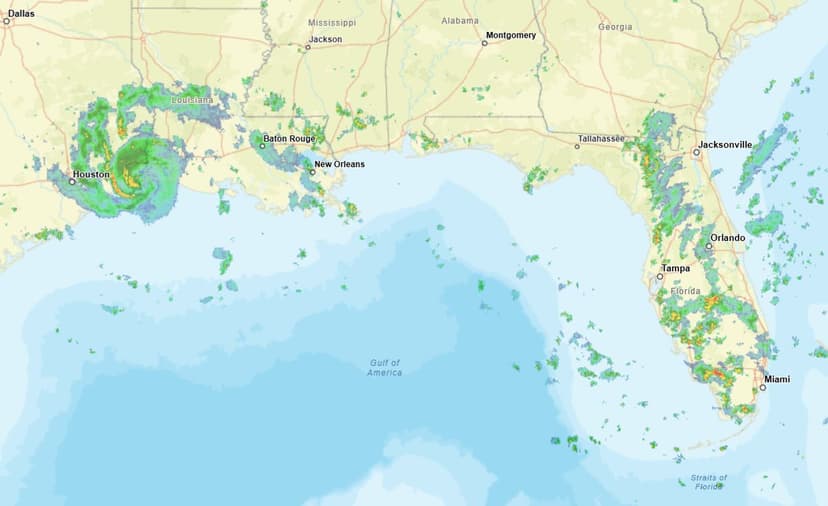 Edouard Slams Gulf Coast: Texas-Louisiana Border Hit
