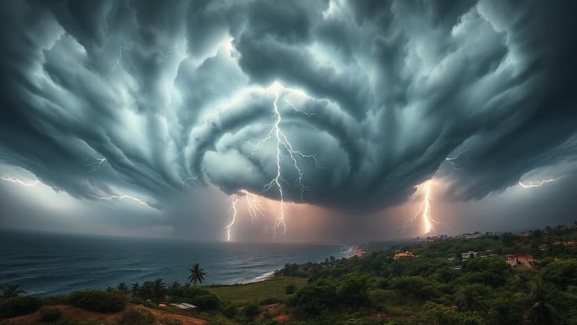 Texas Drenched by Weakened Storm Edouard