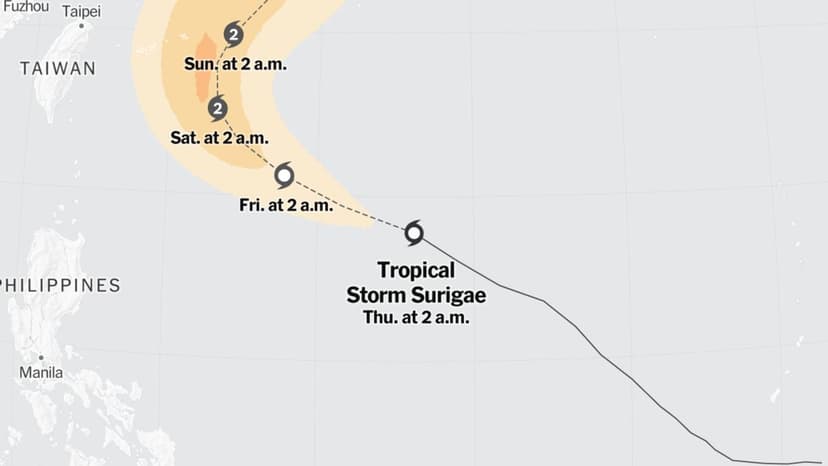 Surigae Threatens Philippines as Typhoon Season Peaks