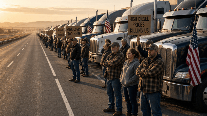 Truckers Threaten Nationwide Strike Over Fuel Costs