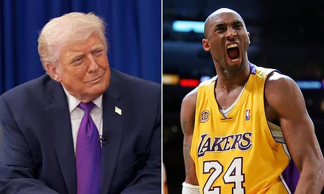 Trump Admits Breaking Up Kobe Bryant Fight in '98