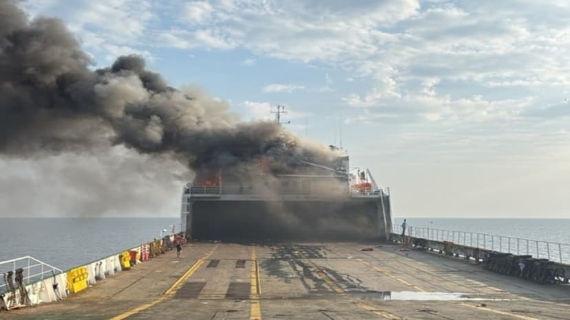 Turkish Ship Hit by Ukrainian Drones Near Russia