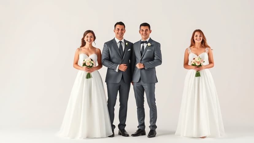 Twin Brothers Marry Twin Sisters in Miraculous Chinese Wedding