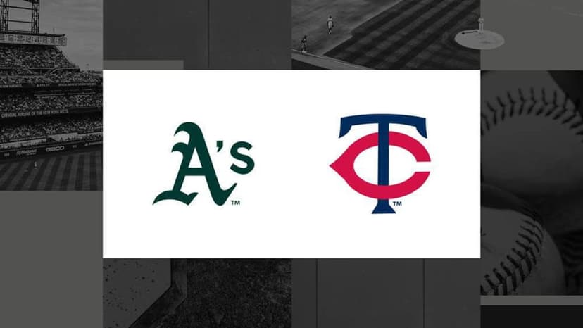 Target Field Hosts Intriguing Twins-Athletics Clash