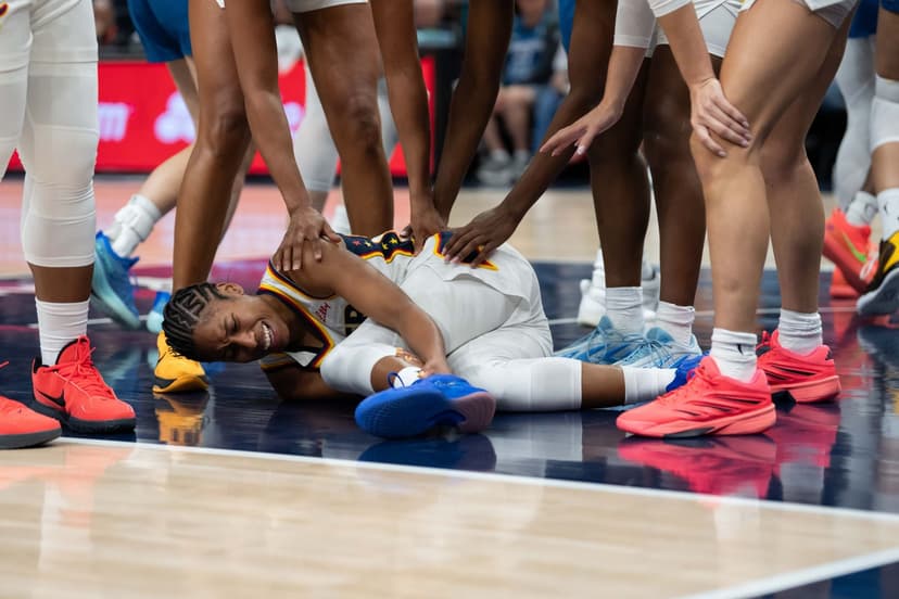 Fever's Ty Harris Out for Playoffs With Broken Leg