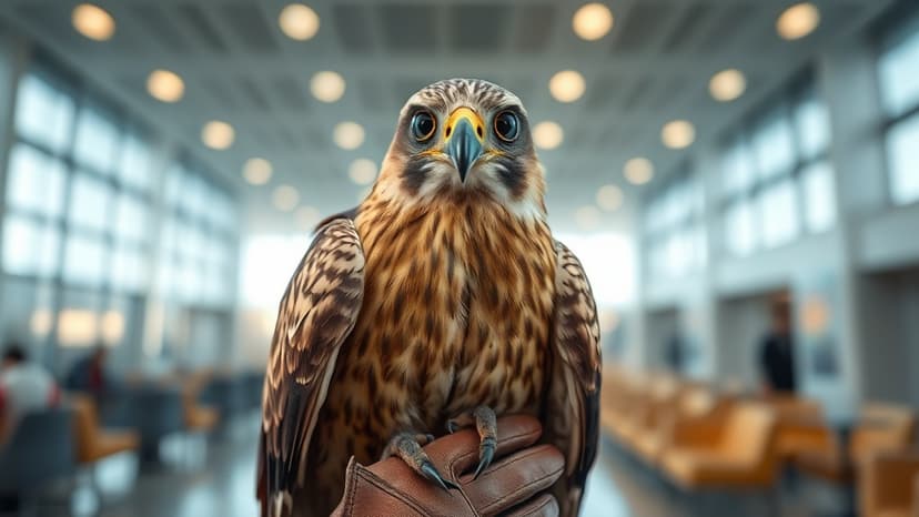 UAE Falcons Travel With Passports, Not Crates