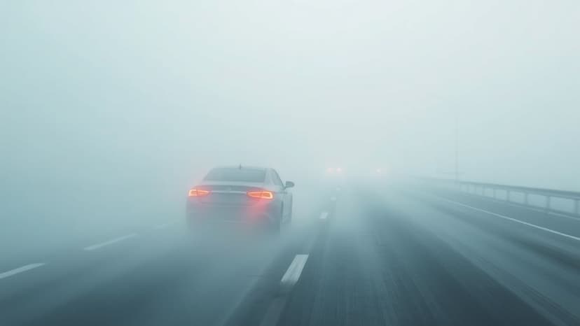 UAE Fog Disrupts Morning Commute
