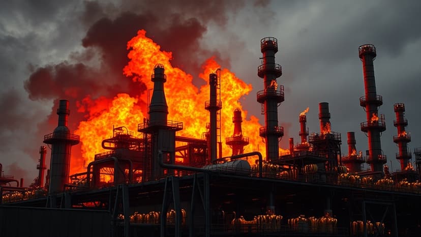 UAE Oil Zone Ablaze After Drone Attack