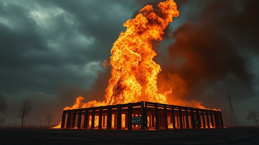 South Lanarkshire Fire: MOT Centre Destroyed, Supermarket Evacuated