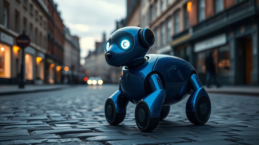Robo-dogs hit UK streets for Valentine's rush