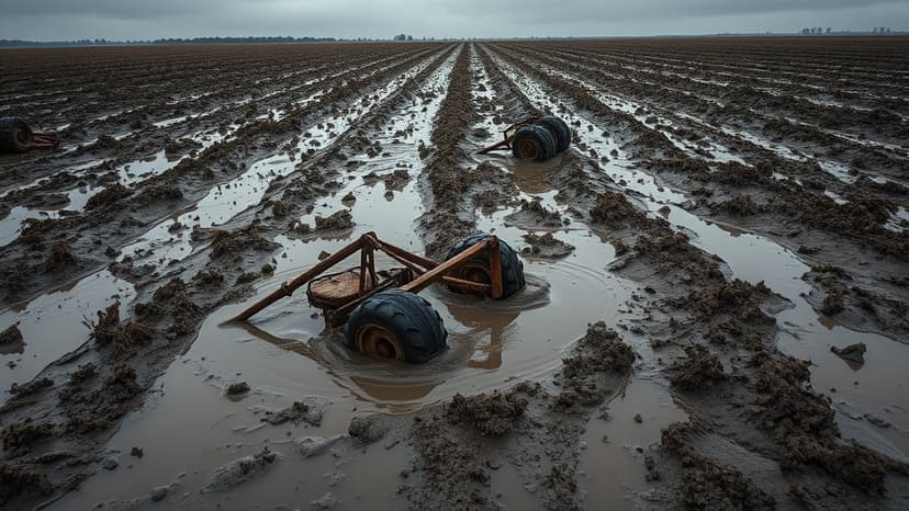Rainy Year Drenches UK Farms: Farmers Face Workload Woes