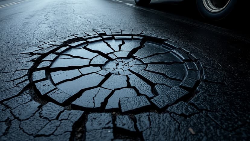Pothole Peril: UK Roads Crumble Under Winter Woes