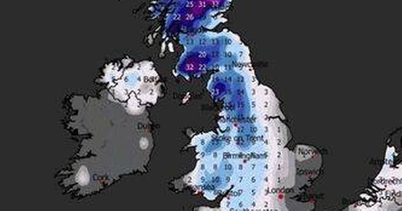 UK Braces for Arctic Blast: Snowfall and -13C Temperatures Ahead!