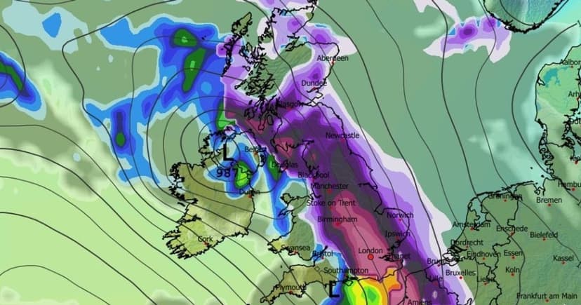 UK Braces for 20 Inches of Snow Next Month