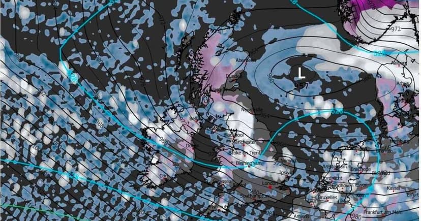UK Braces for -5C Freeze and Snow Showers