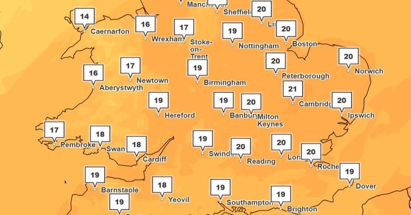 UK Autumn Heatwave: 21C Surprise!