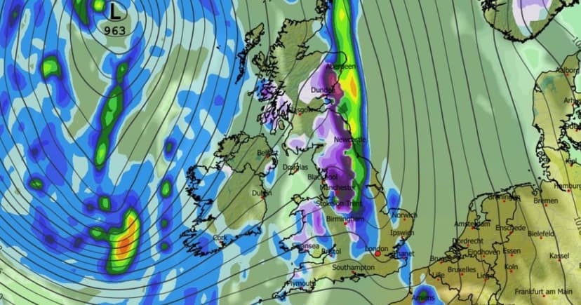 UK Braces for Surprise Snowfall This Weekend!