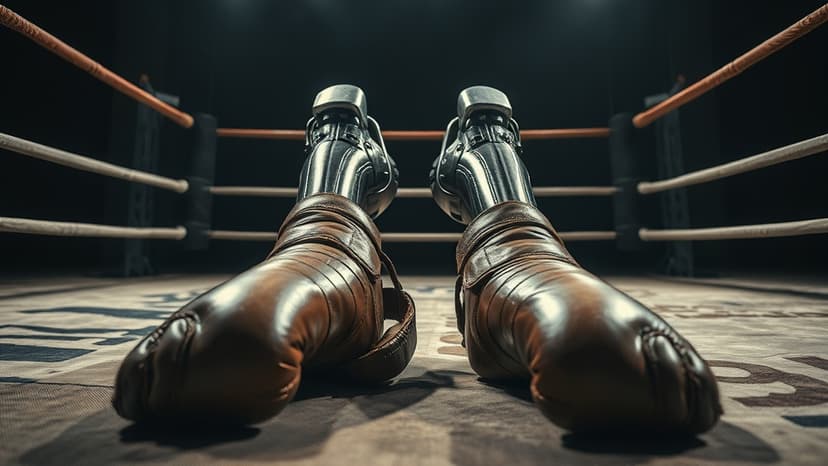 Ukraine Veterans Box on Prosthetics in Historic Bout