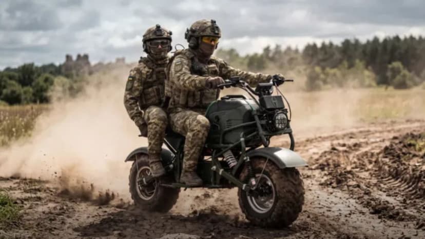 Ukraine's Electric Mule: Mine-Proof Powerhouse