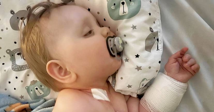 Ukrainian Refugee Baby Fights Aggressive Eye Cancer