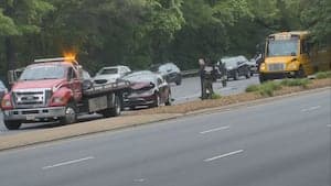 School Bus Crash Injures One in University City