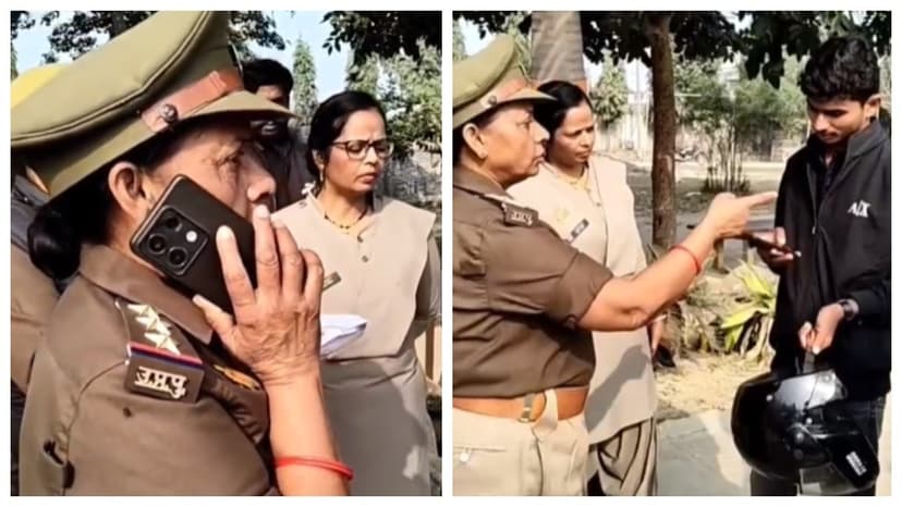 UP Cop Questions Girls Near Temple; Viral Video Sparks Debate