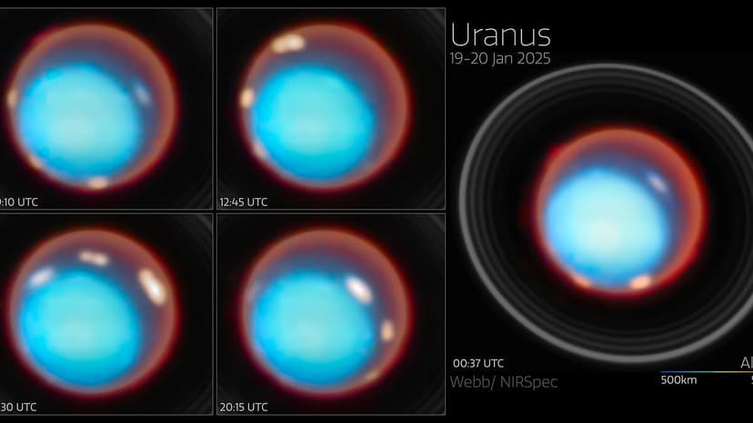 Webb Telescope Unveils 3D Map of Uranus's Atmosphere