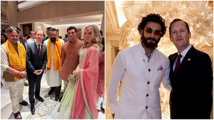 US Envoy Joins Ambani's Ganpati Bash with Bollywood Stars