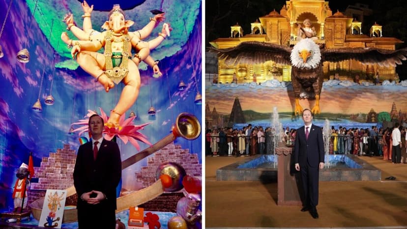 US Envoy Immersed in Mumbai's Ganesh Chaturthi Joy