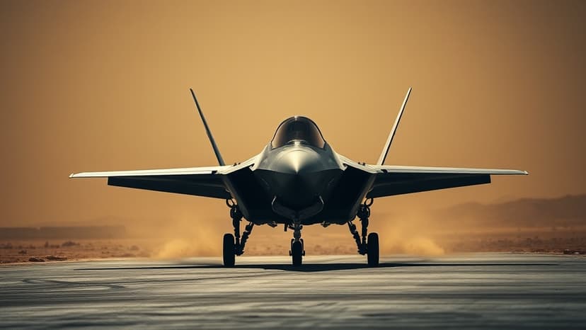 F-35 Makes Emergency Landing After Iran Mission