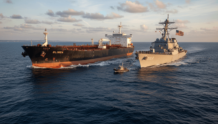 US Seizes Olina Tanker in Oil Export Crackdown
