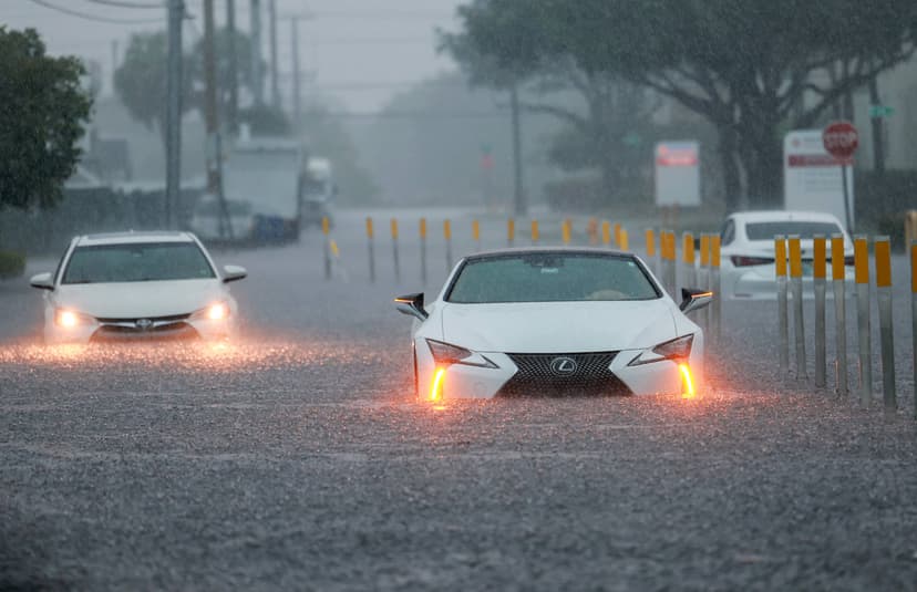 Massive Storm Threatens 2 States with Flooding