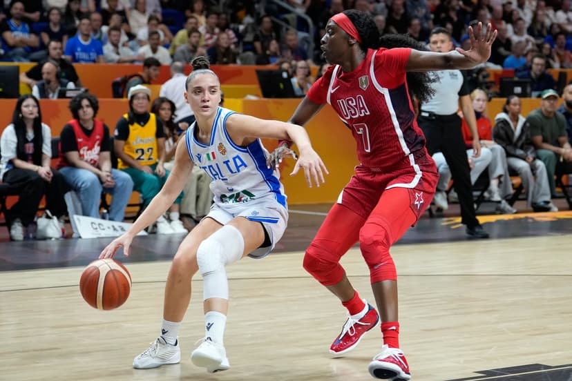 US Women's Basketball Survives Scare vs. Italy