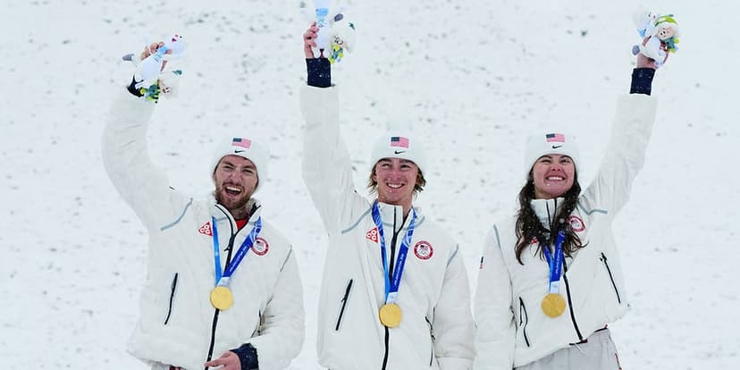 Team USA Soars to Gold in Olympic Mixed Team Aerials