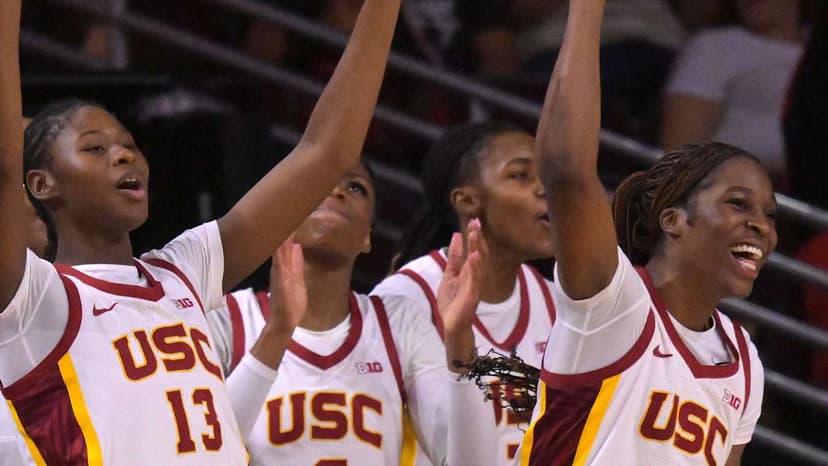 Jazzy Davidson Leads USC Past Injured JuJu Watkins