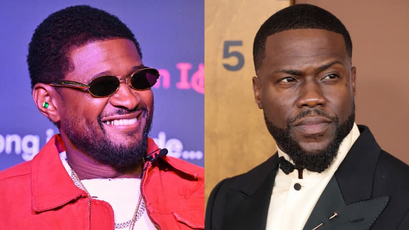 Usher Mocks Kevin Hart's Height With Tiny Golf Gear