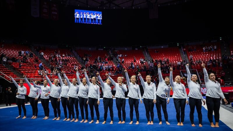 Utah Gymnastics Ranked Fifth, Aims for Under-the-Radar Title Run