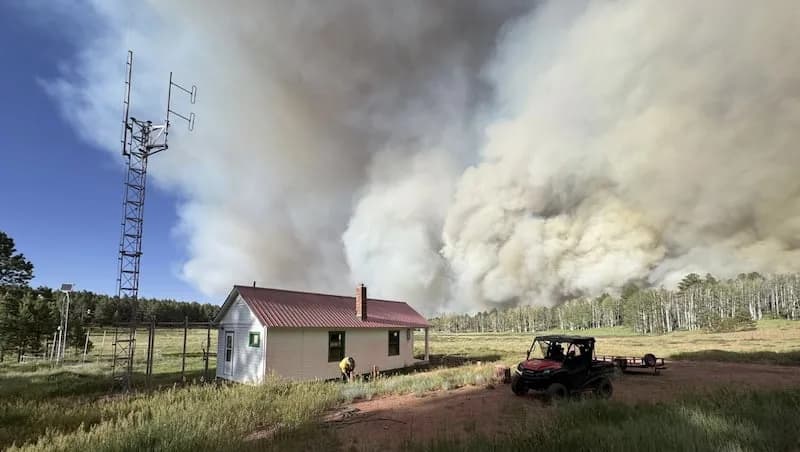 Lightning Sparks Utah's Largest Wildfire