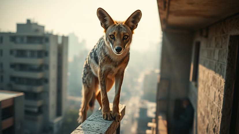 Vadodara: Jackal chase sparks chaos