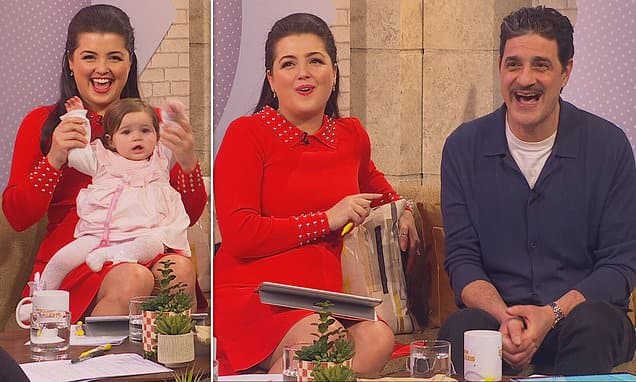 Valentine's Surprise: Co-hosts Get Flowers on Air!