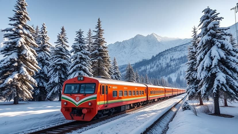 Vande Bharat Dazzles in Kashmir Snow