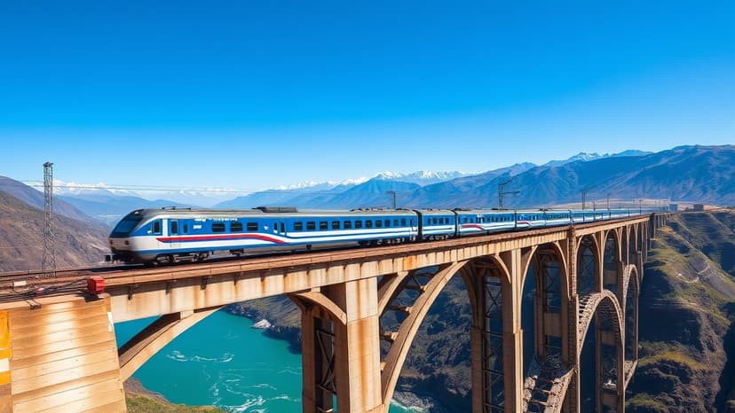 Vande Bharat Glides Over World's Tallest Rail Bridge