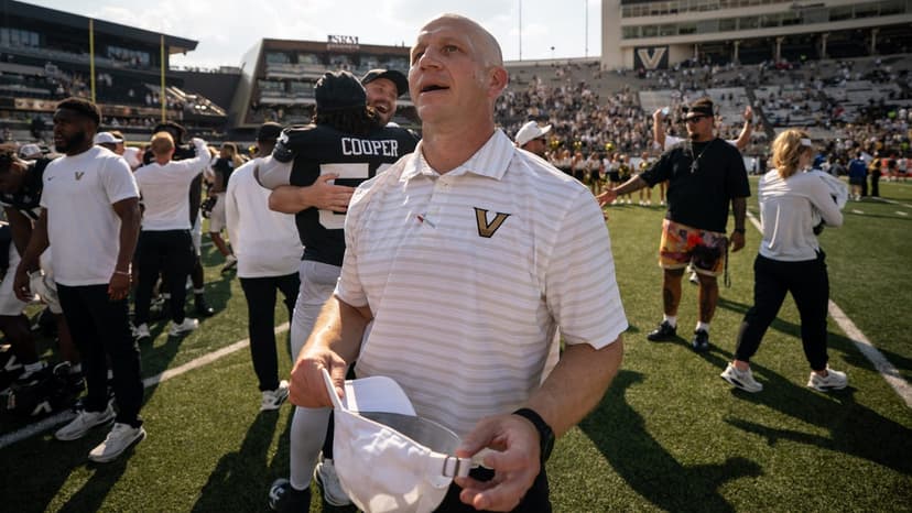 Hurricane Rain Lashes Vanderbilt vs. Ole Miss Game